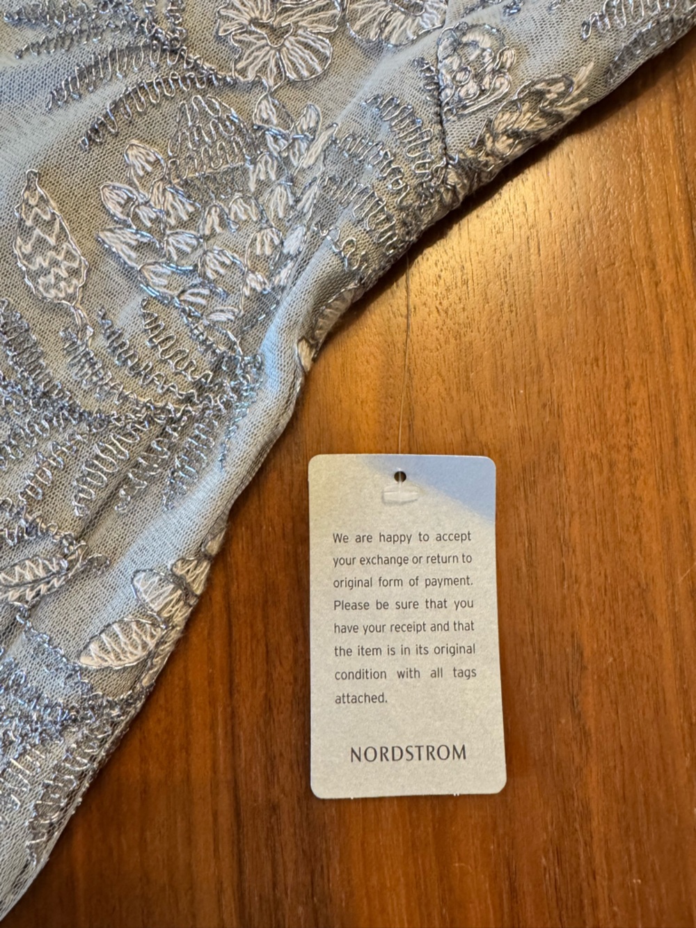 Tadashi Shoji NWT Gray Lace Cocktail Dress Mother of the Bride Size 6 - Picture 11 of 16